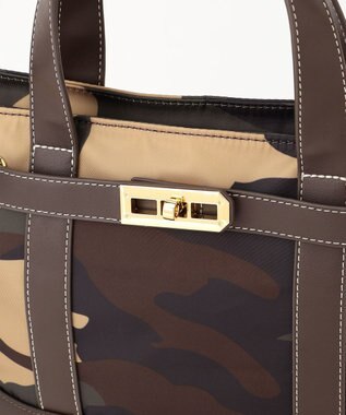 LA BAGAGERIE ベルテッド2WAYミニトート カモフラージュ