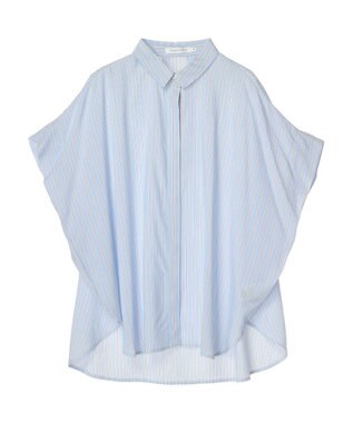 AMERICAN HOLIC サラックールフレンチスリーブシャツ Stripe Ivory