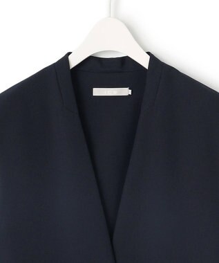 ICB L 【UVケア・接触冷感・速乾・防シワ・洗える】 FluidBackSatin ジレ ネイビー系