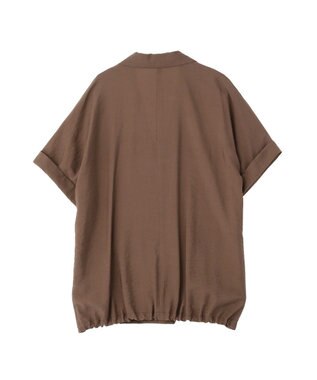 YECCA VECCA ハーフスリーブライトジャケット Brown