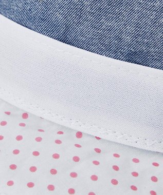 MIKI HOUSE HOT BISCUITS 【46-54cm】 デニムハット ピンク