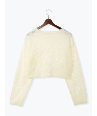 Te chichi 起毛レースニットプルオーバー（セットアップ可）《2025winter catalog item》 オフホワイト