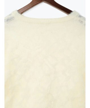 Te chichi 起毛レースニットプルオーバー（セットアップ可）《2025winter catalog item》 オフホワイト