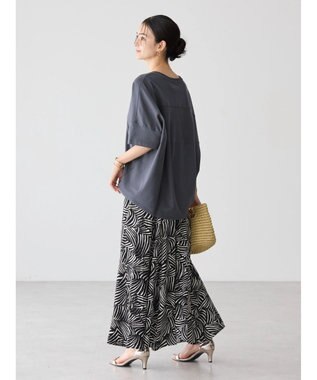 AMERICAN HOLIC ＵＶカット＋接触冷感　コクーンカットプルオーバー Charcoal Gray