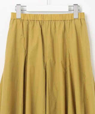 23区 【洗える】ナイロンコットンタフタ フレアスカート マスタード系