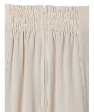 earth music&ecology バイカラーラッフルヘムスカート Beige
