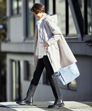 J.PRESS LADIES ベーシックジャージー ロングTシャツ カットソー ホワイト系