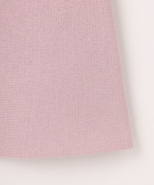 #Newans 【洗える】フォルムペプラムチュニックニット ピンク