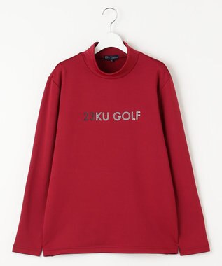 23区GOLF 【MEN】ストレッチ裏フリース モックネック レッド系