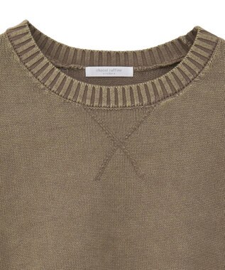 Green Parks ピグメントニットプルオーバー Light Beige