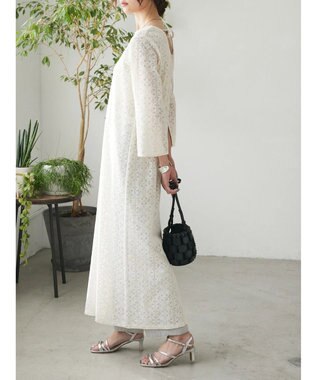 Green Parks AnriettMusee レースロングワンピース Beige