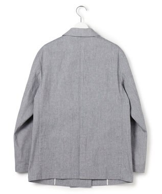 23区 L 【先行予約】スラブツイルストレッチ オーバーサイズ ダブルジャケット ネイビー系