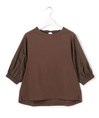 J.PRESS YORK STREET 【WOMEN】ファブリックスリーブ プルオーバー