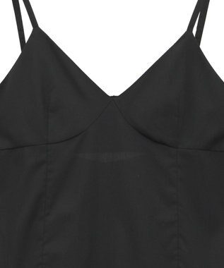 Green Parks 裾バルーンキャミワンピース Black