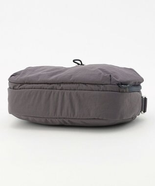 LA BAGAGERIE 【MONICA】クリンクルナイロン　ドロストショルダーバッグ グレー