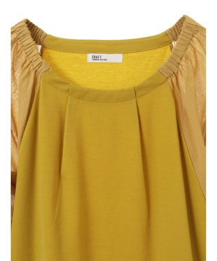 CRAFT STANDARD BOUTIQUE ホイップスリーブブラウス Mustard