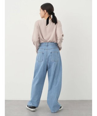 earth music&ecology コットンシアークルーネックプルオーバー Beige