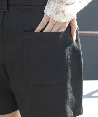 WEGO ツイルマイクロショートパンツ ブラック