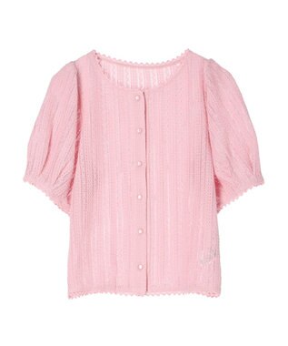 earth music&ecology コンパクトレースカーディガン White