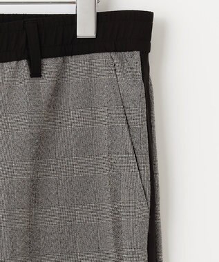 23区GOLF 【23Fondation/MEN】グレンチェック パンツ ブラック系3