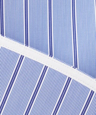 uncrave THOMAS MASON ボウタイブラウス ブルーストライプ