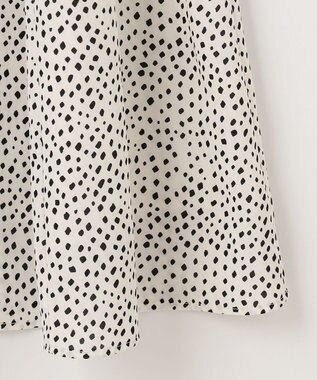 Feroux 【洗える】ショルダーオープンドット ワンピース ホワイト系5