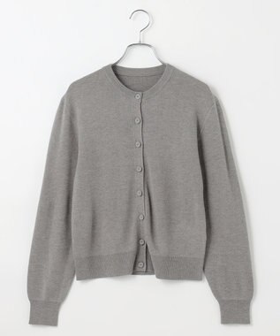 #Newans 【カシミヤ混】コンパクトニットカーディガン グレー