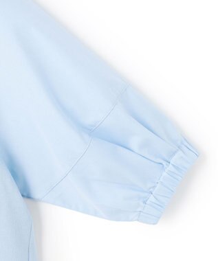 J.PRESS YORK STREET 【WOMEN】ファブリックスリーブ プルオーバー サックスブルー系