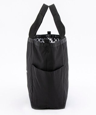 LeSportsac SM REVERSIBLE PKT TOTE/2ウェイブラック/ニュートラルレオパード 2ウェイブラック/ニュートラルレオパード