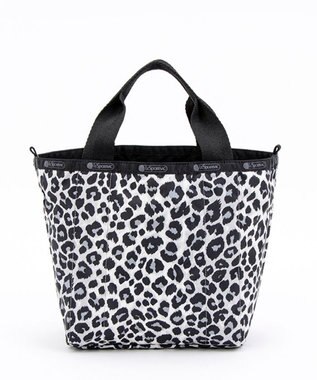 LeSportsac SM REVERSIBLE PKT TOTE/2ウェイブラック/ニュートラルレオパード 2ウェイブラック/ニュートラルレオパード