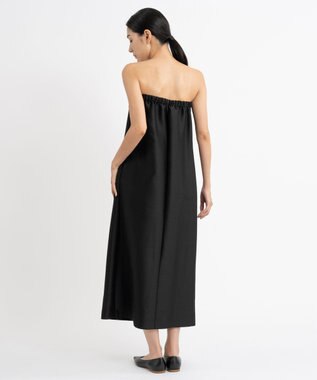 23区 【エステータ】シルクウールツイル ワンピース ブラック系