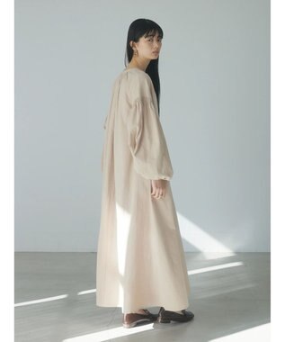 Green Parks ａ．袖ギャザーボリュームワンピース Beige
