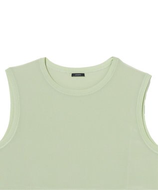 JOSEPH 【洗える】クレープ ド ソワ　ノースリーブブラウス Matcha