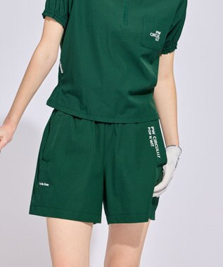 PW CIRCULUS 【WOMEN】ギャザリングショーツ ゴルフウェア レディース グリーン系