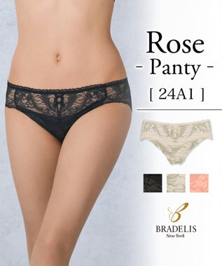 BRADELIS New York 【BRADELIS New York】ローズスタイルパンティ24A1 ブラック