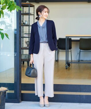 洗える 幅広く活躍が期待できるダブルクロスカラーレスジャケット Tiaclasse ファッション通販 公式通販 オンワード クローゼット 洗える 幅広く活躍が期待できるダブルクロスカラーレスジャケット Tiaclasse ファッション通販 公式通販 オンワード クローゼット