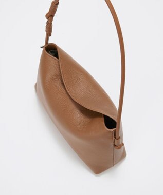 TOPKAPI 【TREASURE TOPKAPI】ソフトレザー フラップ ワンハンドル ショルダーバッグ キャメル