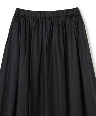 UNFILO コットンローン ボリュームスカート ブラック