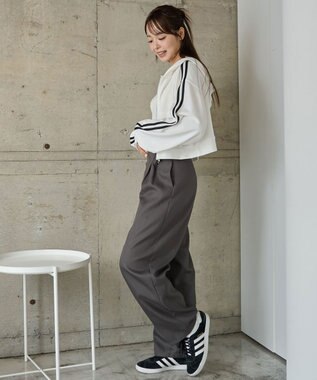 WEGO ショートジップパーカー ホワイトその他