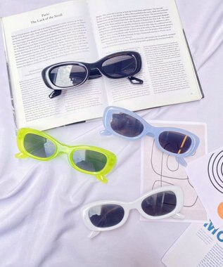 WEGO カラーフレームスリムアイウェア 柄1