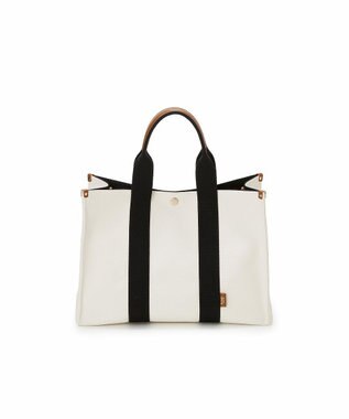 TOPKAPI 【Breath TOPKAPI】NEO CANVAS ネオキャンバス カラーハンドル トートバッグ ホワイト