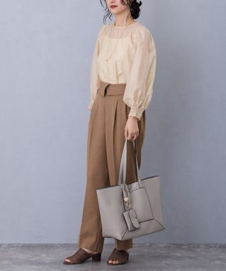 MioFIRANO DOOR I001 トートバッグ A4サイズ対応 リバーシブル LIGHT GRAY