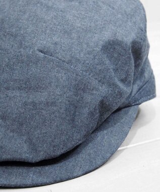 石田製帽 【UNISEX】備後デニム ハンチング ブルー