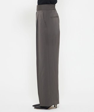 uncrave マット サテン ワイドパンツ（uncrave STANDARD） スレート