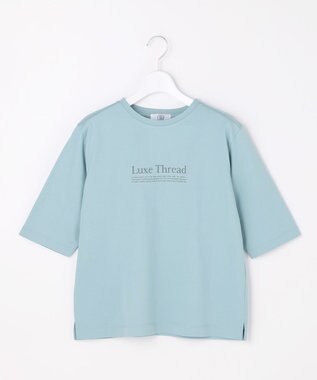 J.PRESS LADIES S ロゴTシャツ アクア系