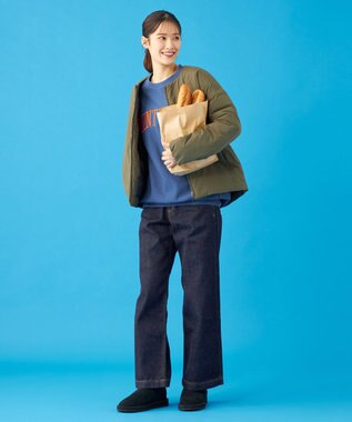 SHARE PARK LADIES 【UNISEX】蓄熱中綿モンスターカーディガン（S・Mサイズ） オリーブ