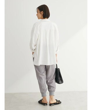 Green Parks ワッシャーシアーシャツ Off White