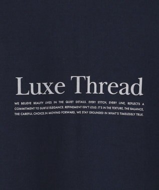 J.PRESS LADIES S ロゴTシャツ ネイビー系