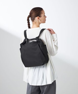 Y'SACCS 【ナイロンタフタ】トラベルショルダーリュック mini ブラック