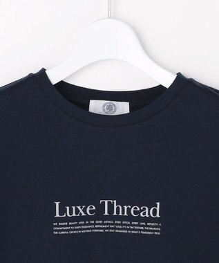 J.PRESS LADIES S ロゴTシャツ ネイビー系